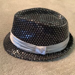 Sequin fedora hat